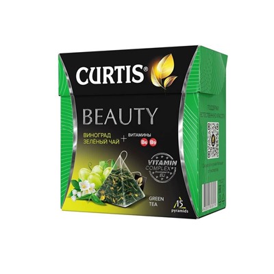 Чай                                        Curtis                                        Beauty Tea 15 пак.*1,7 гр.зеленый+ витамины (12) 102289