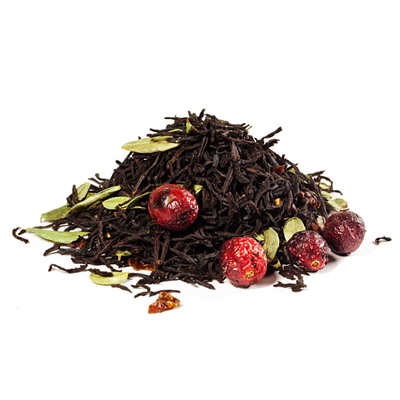 Чай Gutenberg чёрный ароматизированный "Брусничный" Premium
