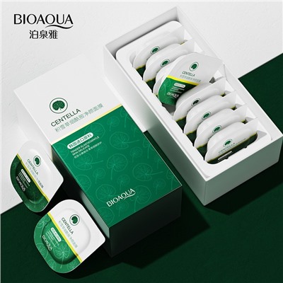Набор масок с экстрактом азиатской центеллы и каолином Bioaqua Centella, 7,5 гр. * 8 шт.