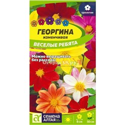 Георгина Веселые ребята 0,3г Смесь (50см)