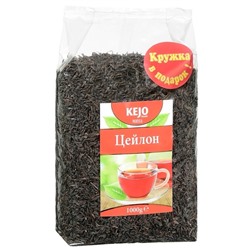 Чай                                        Kejofoods                                        Черный 1000 гр. черный Цейлон кр.лист, м/у (6)