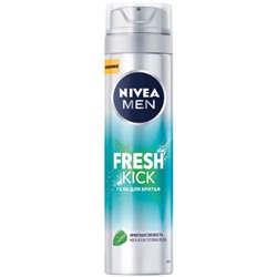 Гель для бритья Nivea Men Fresh Kick «Приятная свежесть», 200 мл