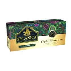 Чай                                        Zylanica                                        Ceylon Premium Collection зеленый 25 пак.*2 гр. (12)
