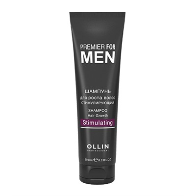 Шампунь для роста волос стимулирующий PREMIER FOR MEN OLLIN 250 мл