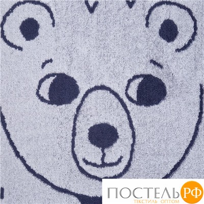 Полотенце махровое Этель "Медвежонок", 70х130 см, 100% хлопок, 420гр/м2 7313859