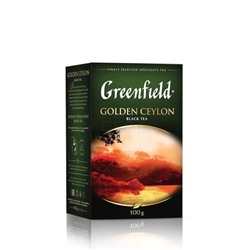 Чай                                        Greenfield                                         Golden Ceylon 100 гр. цейлон черный (14) (0351-14-1)