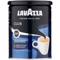 Кофе                                        Lavazza                                        * Club 250 гр. молотый ж/б (12)/90