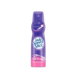 Дезодорант-антиперспирант спрей женский Lady Speed Stick Дыхание свежести 24/7, 150 мл