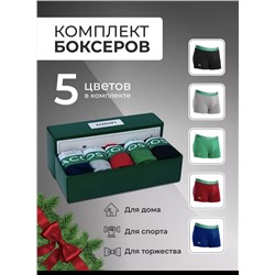 ТРУСЫ МУЖСКИЕ 5шт (РАЗНОГО ЦВЕТА), код 4722266