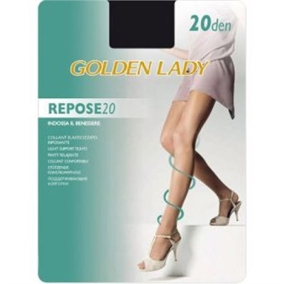 Колготки Golden Lady Repose (Голден Леди) Daino (цвет загара) 20 den, 4 размер