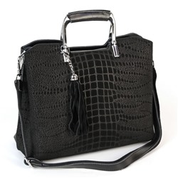 Женская кожаная сумка М1540-220 Блек