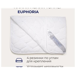 Наматрасник-Топпер стеганый EUPHORIA