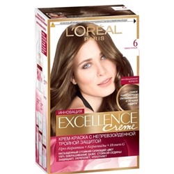 Краска для волос L'oreal Excellence 6.600 Тёмно-русый