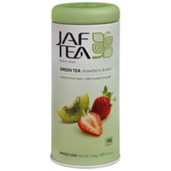 Чай                                        Jaf tea                                        SC "Strawberry Kiwi" 100 гр. зеленый с аром.клубники и киви, ж/б (4) ЖЦ