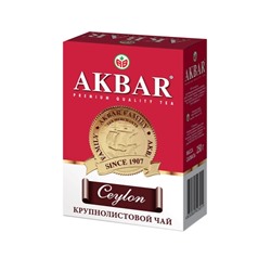 Чай                                        Akbar                                        Ceylon с медалью 250 гр. кр/лист (8)