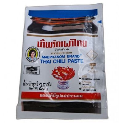 Тайская паста чили для Том яма Нам Прик Пао 57 или 114 гр