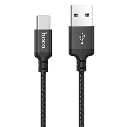 Кабель USB - Type-C Hoco X14 Times Speed (100 см) (black)