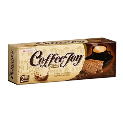 Кондитерские изделия                                        Coffe joy                                        Печенье COFFEE JOY кофейное 78 гр. (36) NEW