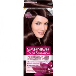 Краска для волос Garnier (Гарньер) Color Sensation, 4.12 Холодный алмазный шатен