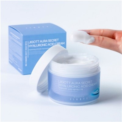 Jigott Крем для лица с гиалуроновой кислотой / Aura Secret Hyaluronic Acid Cream, 150 мл